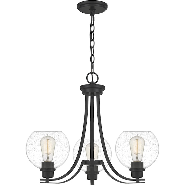 Quoizel Pruitt Chandelier PRUS5022MBK - main